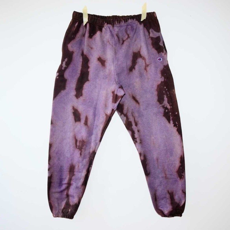 現貨【Iced Milk Tea Studio】NLF  Bleached Dye Sweatpants Purple