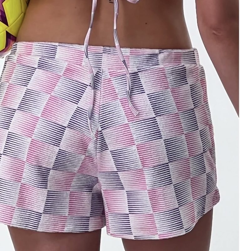 Fruity Booty x Office Kiko Terrazzo Shorts 雙色格子短褲/Pink
