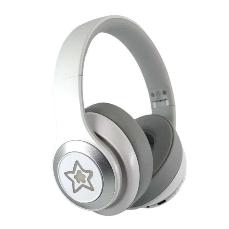 Star Team White Star Headphones 星星復古耳機/白