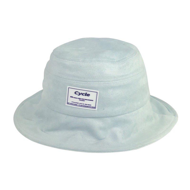 CYCLE Suede Bucket Hat 標籤麂皮素面漁夫帽/Blue
