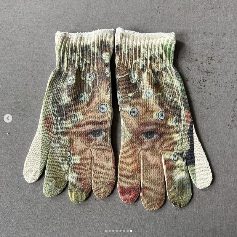 deadsoulmate Goyle Gloves高爾印刷手套