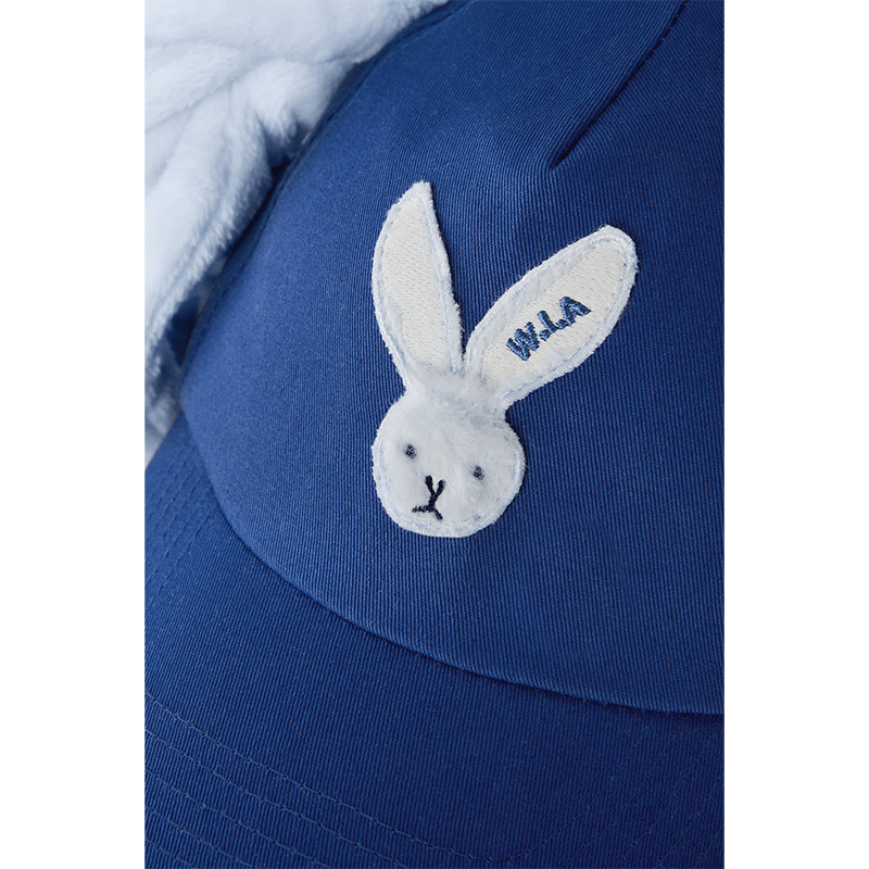 W.I.A Bunny Blue Cap Emo兔耳帽／寶藍