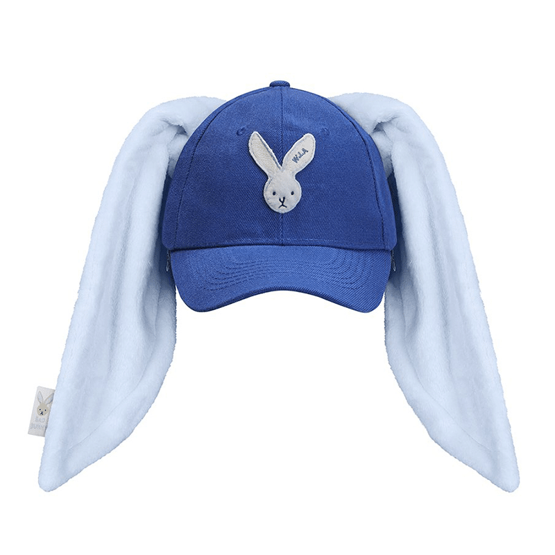 W.I.A Bunny Blue Cap Emo兔耳帽／寶藍