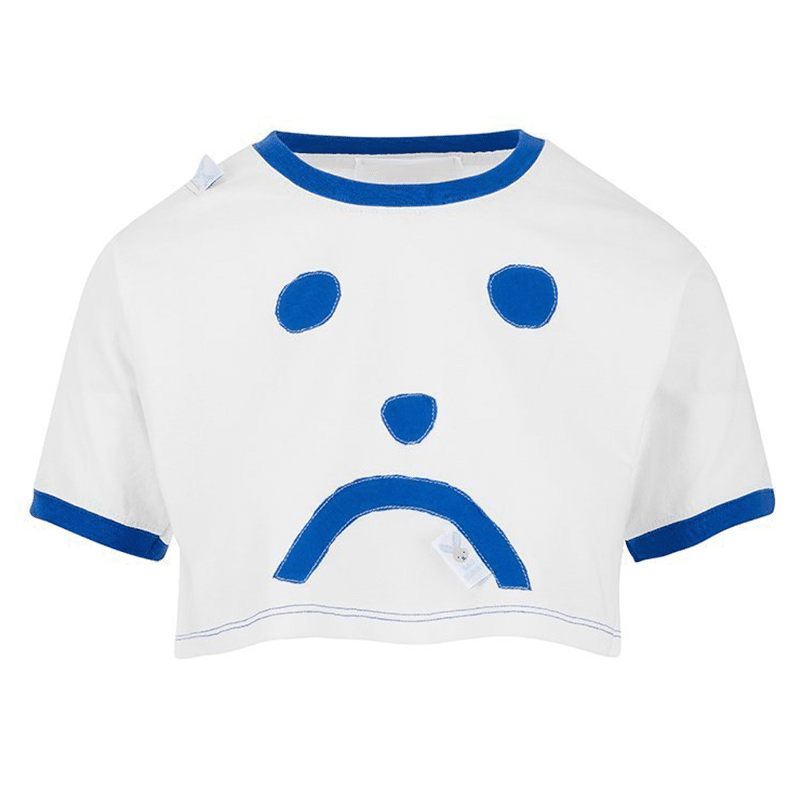 W.I.A Sad Face T-shirt Emo臉滾邊Tee