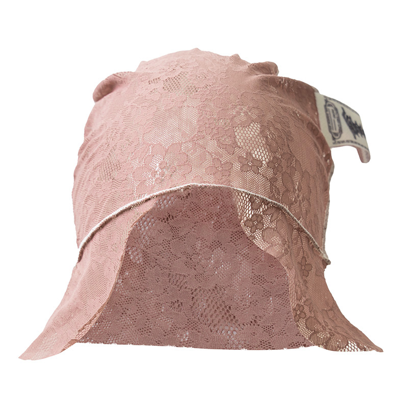 Lace Bunny hat蕾絲長耳帽/MilkTea膚/ 親子