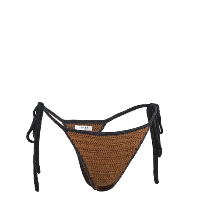 ZOEANNA ’90s Beach Club Bikini Bottom – Root Beer