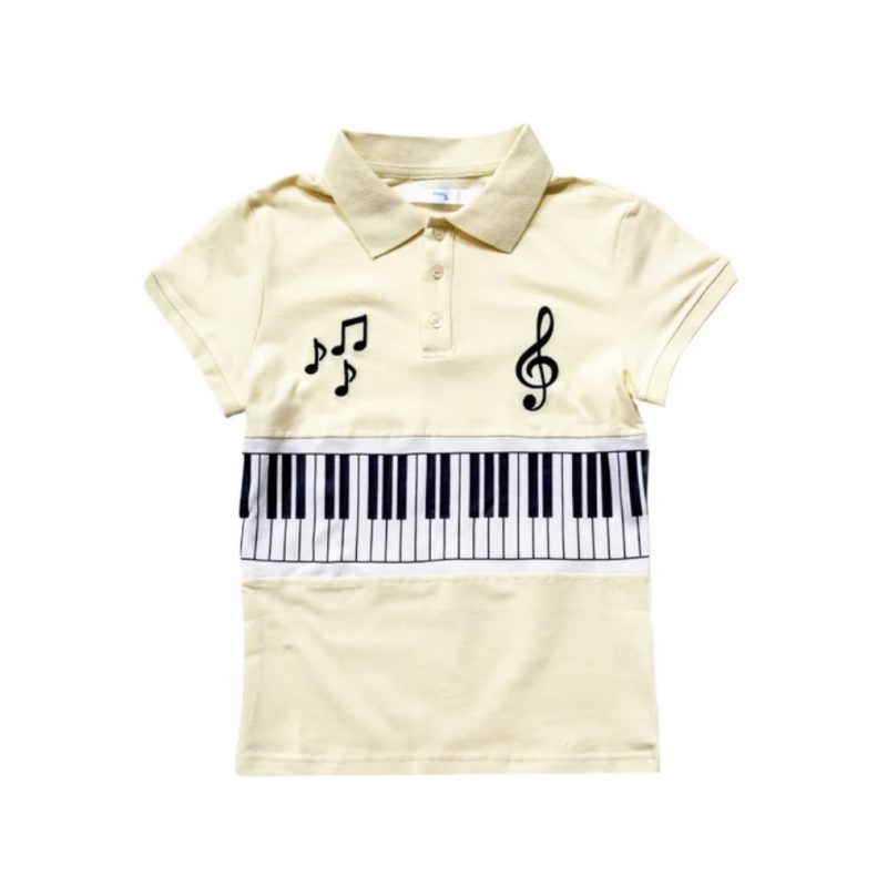 Praying Piano Womens Polo